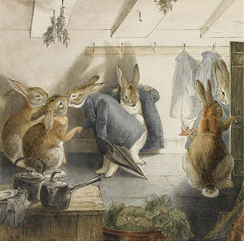 Beatrix Potter The Rabbits#39; beatrix potter illustrations. Beatrix Potter The Rabbits#39;