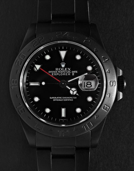 rolex all black limited edition