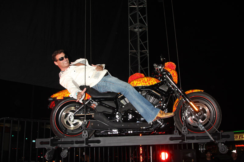 Cosmic Starship Harley Davidson custom motorcycle - Jack Armstrong