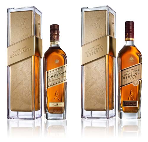 Johnnie Walker Gold Label whisky - Ice Pillar