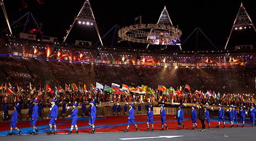 london 2012 olympic games closing ceremony flag bearers