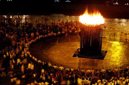 London 2012 Summer Olympics - Opening Ceremony cauldron flame