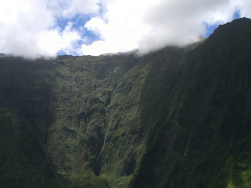 Mount Waialeale crater - Kauai, helicopter