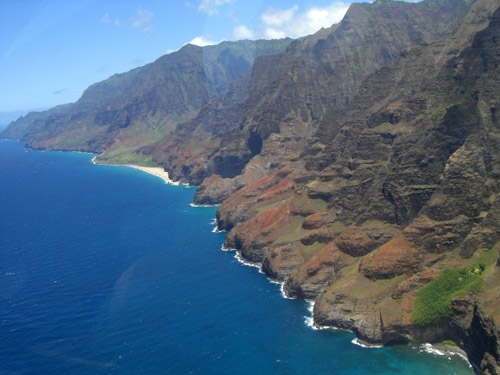 Napali Coast - Kauai by helicopter