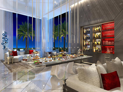Parque Towers concierge lounge - Miami