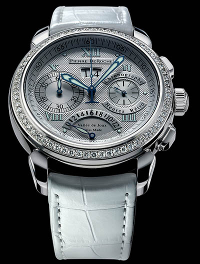 Pierre DeRoche Grand Cliff Diamond Ice luxury watch
