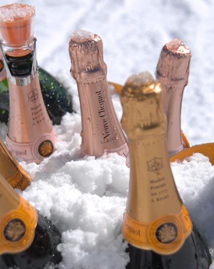 Veuve Clicquot Branded POP-Up Champagne Bar at The Little Nell in Aspen