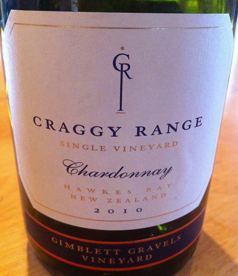 Craggy Range Chardonnay 2010 - New Zealand wine