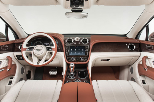 2016 Bentayga SUV interior - Bentley