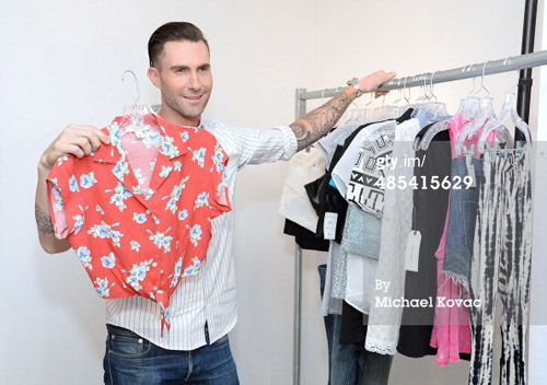 Adam Levine - Maroon 5 new womenswear fashion line