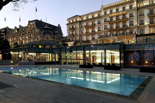 Beau-Rivage Palace luxury hotel