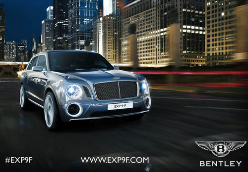 New Bentley EXP 9 F Luxury Performance SUV