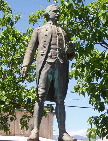 Captain James Cook Monument Waimea Kauai Hawaii