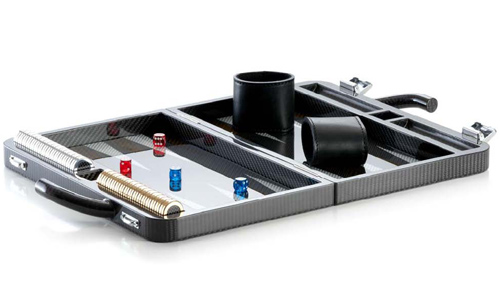 Carbofan carbon backgammon set