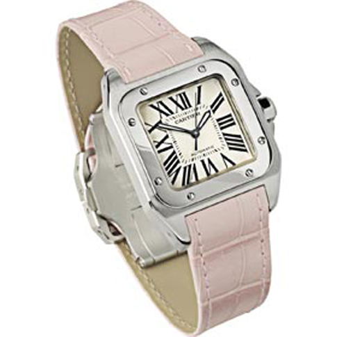 Cartier Santos 100 luxury women's watch