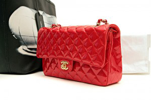 Chanel's Candy-Apple Red Handbag Signed by Karl Lagerfeld