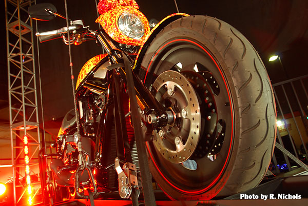 Cosmic Starship Harley Davidson custom motorcycle - Jack Armstrong