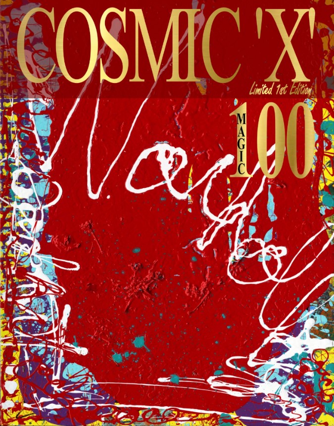 Cosmic X Magic 100 paintings - Warhol Naked on cover - Jack Armstrong