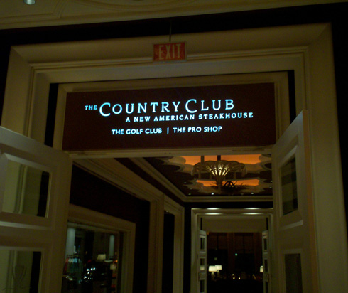 Country Club Steakhouse - Wynn Las Vegas