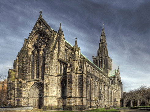 Glasgow cathedral in Scotland