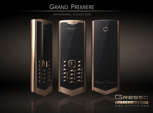 Gresso Avantgarde Grand Premiere luxury mobile phone