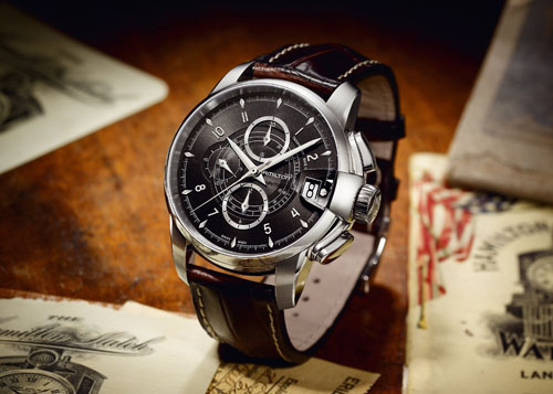 Hamilton luxury watch RailRoad