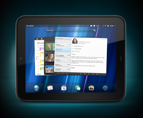 HP TouchPad tablet vs iPad 2