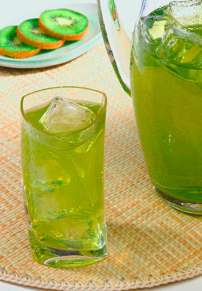 Ito En Green Tea glass