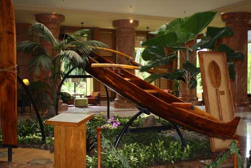 Kauai Marriott Resort on Kalapaki Beach - Koa Canoe lobby