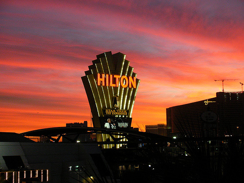 Las Vegas Hilton Sunset