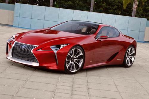 Luxurious New Lexus LF-LC 2+2 Hybrid Sport Coupe Concept Vehicle - 2012 NAIAS show