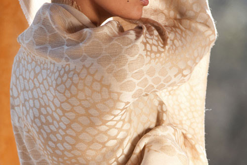 luxury Savana cashmere wrap - Lupetta by Greta Bonvini