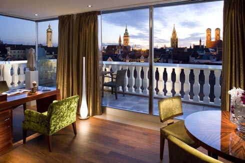 Mandarin Oriental Hotel Munich Germany suite view