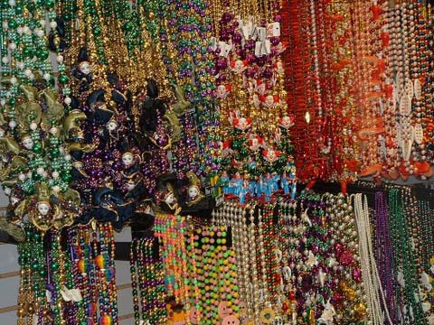Mardi Gras beads - New Orleans