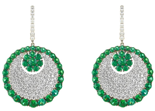 Martin Katz - Green diamond earrings