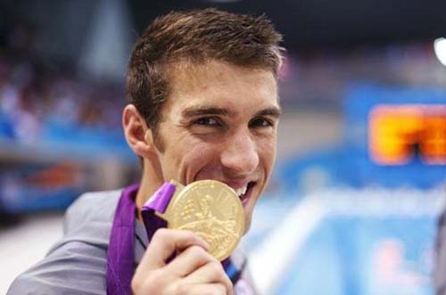 Michael Phelps - London Olympics gold medal swimmer