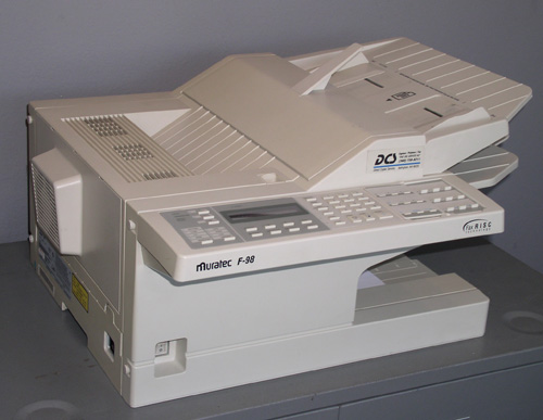 Obsolete fax machine