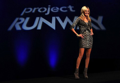 Project Runway - Lifetime host Heidi Klum