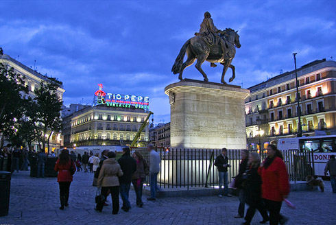 Puerta del Sol - Gate of the Sun - Madrid Spain