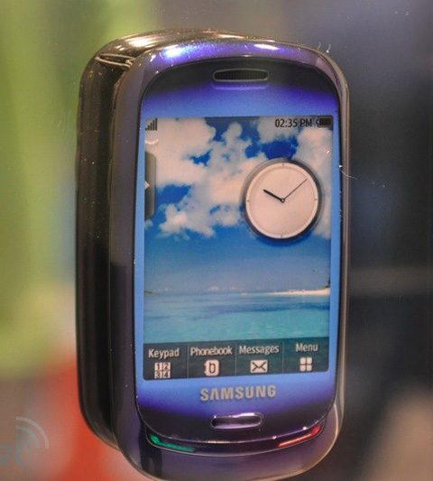 Samsung Blue Earth cell phone