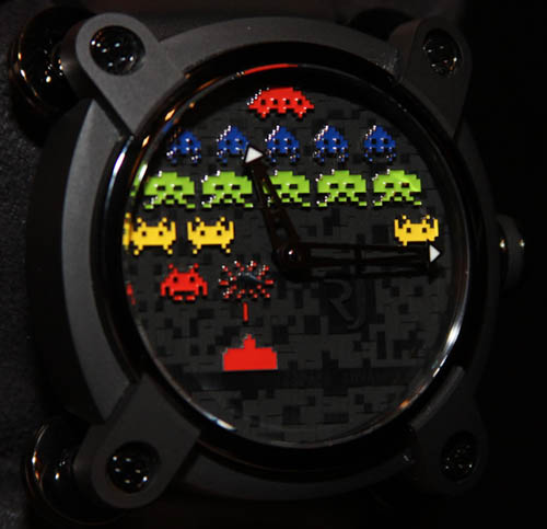 Space Invaders Themed Watch by Romain Jerome