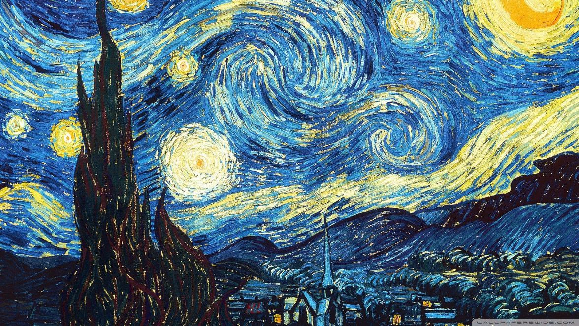 Starry Night painting by Vincent Van Gogh - VinScent