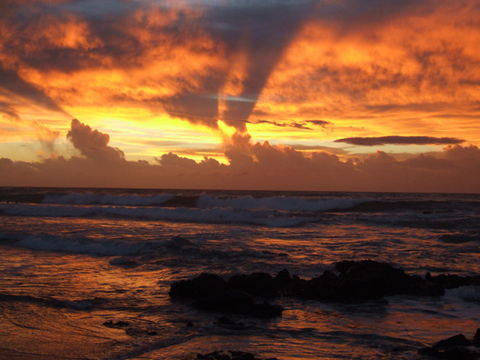 Sunset Hapuna State Beach Park - Big Island