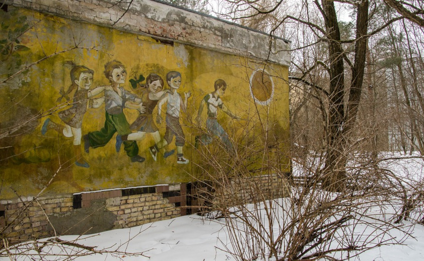 Ukraine children mural