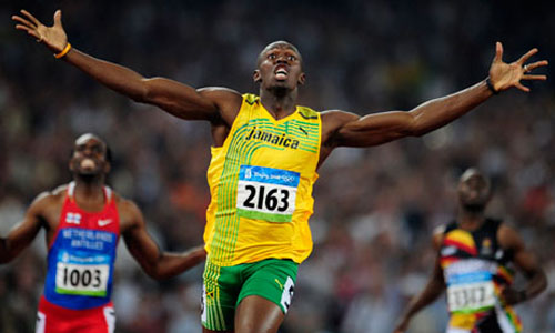 track race star Usain Bolt