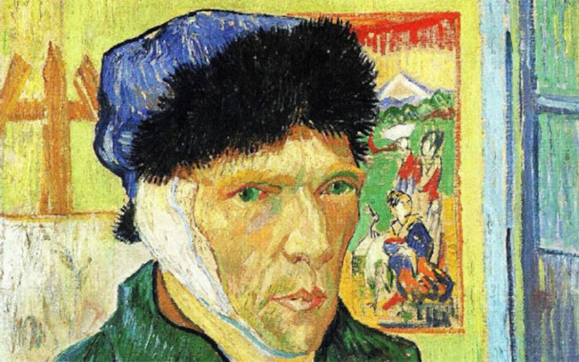 Vincent Van Gogh self portrait bandaged ear- VinScent