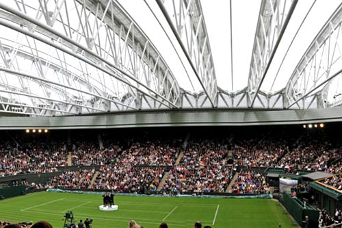 Wimbledon Center Court tennis - new retractable roof