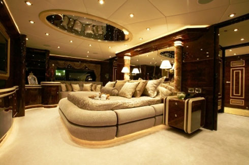 World is Not Enough - luxury super yacht interior