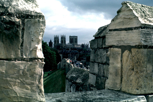 Yorkshire England - Minster City Wall