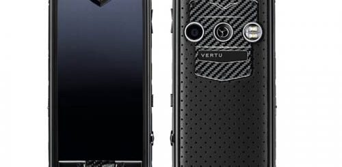 Vertu Constellation Black Neon luxury mobile phone